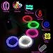 Zitrades EL Wire Neon Lights Kit with Portable AA Battery Inverter for Halloween Christmas Party Decoration (White, Blue, Red, Green, Pink, 5 by 1-Meter, 5 Pack)