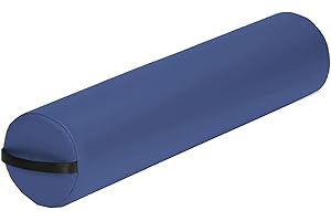 EarthLite Massage Bolster Pillow Full Round – Durable, Easy to Clean 100% PU Upholstery incl. Strap Handle/Professional Quality CFC-Free/Back Pain Relief