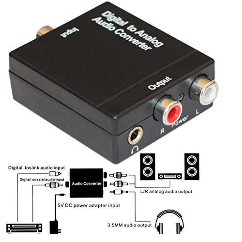 thumbnail image 2 of Hot Sell Digital Analog Audio Wandler Digital SPDIF Optical (Toslink) Zu Analog 2 of 11