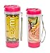Teami Tea Tumbler Infuser Bottle - Pink, 13 Ounce - BPA FREE - Double Walled Mug, Hot or Cold - Our Best Infusion Bottles for Infused Fruit, Smoothies, Tea, even Coffee
