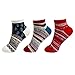 BambooMN Women's Vintage Style Knitted Colorful Cotton Anklet Ankle Socks