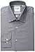 Ben Sherman Men's Slim Fit Dobby Stripe Spread Collar Dress Shirt, Blue, 16.5