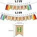 Highly Recommended Happy Birthday Burlap Banner - Multicolored Tassels Design Colorful Ribbon For Kid Baby Adults Birthday Party Decorations