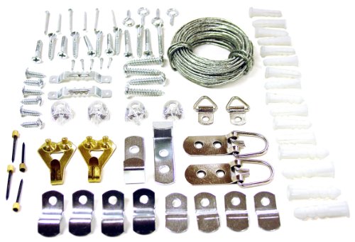 image for OOK 50935 Mirror Hanging Kit, Picture Hangers, D-Rings, Picture Wire, 