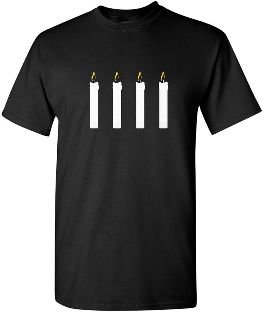zappatee Four Candles (Fork Handles) T Shirt Amazon.co.uk Clothing
