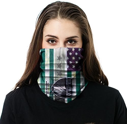 Face Sun Mask, Protects Against Sun, Wind or Cold - Good for Men and Women - Neck Gaiter, Face Mask, Multi functional, Magic Headwear, Face Wrap (Highway 1)