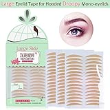 Large Breathable Double Eyelid Tapes Stickers, Instant Eyelid Lift Tapes, Perfect for Single eyelids, Shallow & Inner Double Eyelids, Droopy Eyelids, Asymmetrical, Uneven, Hooded, Mono-eyelids