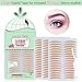 Large Breathable Double Eyelid Tapes Stickers, Instant Eyelid Lift Tapes, Perfect for Single eyelids, Shallow & Inner Double Eyelids, Droopy Eyelids, Asymmetrical, Uneven, Hooded, Mono-eyelids