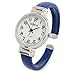 Blue Snake Style Band Slim Case Geneva Women's Bangle Cuff Watch