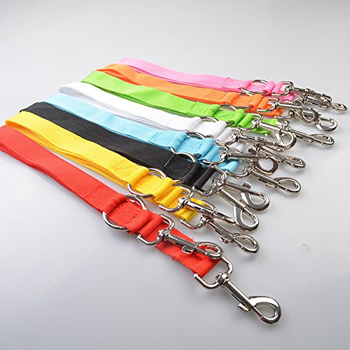 THAWxe Dual Lines Traction Rope, Durable High Tenacity Dual Lines Extension Traction Rope Pet Walking Lead Leash - Black