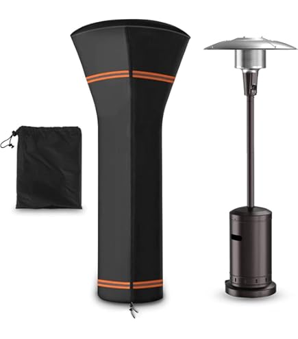 Easy-Going Housse De Protection Pour Lampe De Poche Pyramide Avec Fermeture éclair Et Sac De Rangement, Housse Imperméable Pour Chauffage D'extérieur Résistante à La Poussière, Aux UV Et Au Vent