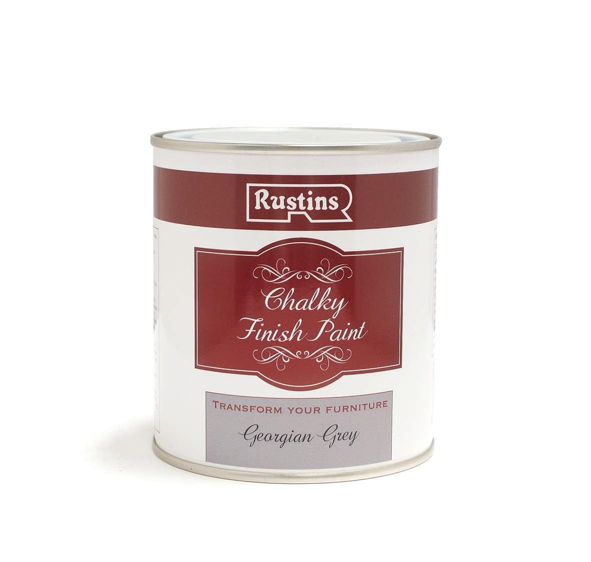 RUSTINS Chalky Finish Paint Georgian Grey 500ml