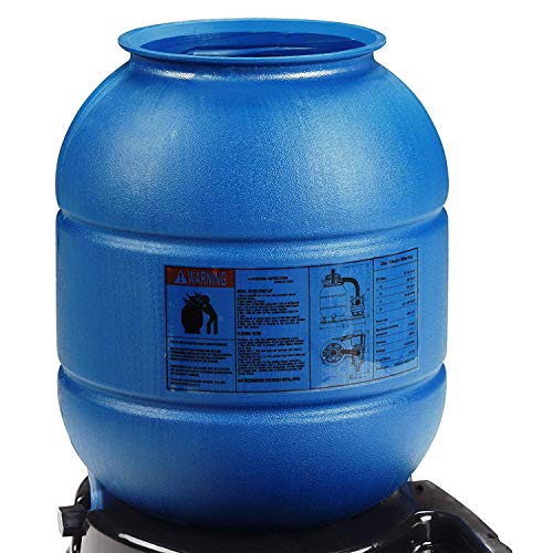 SUNCOO Pro 2450GPH Sand Filter Pump 13 inch Tank Pool Pump for 10000GAL