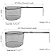 PLUSINNO Fishing Net Fish Landing Net, Foldable Collapsible Telescopic Pole Handle, Durable Nylon Material Mesh, Safe Fish Catching or Releasing(59