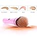 Electric Makeup Brush Set - HAIRBY 360° Rotating Automatic Cosmetic Brush Spinner with Foudation, Blush and Powder Brush Head, Premium Synthetic Fiber Bristles, 2 Adjustable Speeds USB Rechargeable