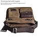Zebella Casual Messenger Shoulder Bag for iPad Satchel Crossbody Canvas Bags