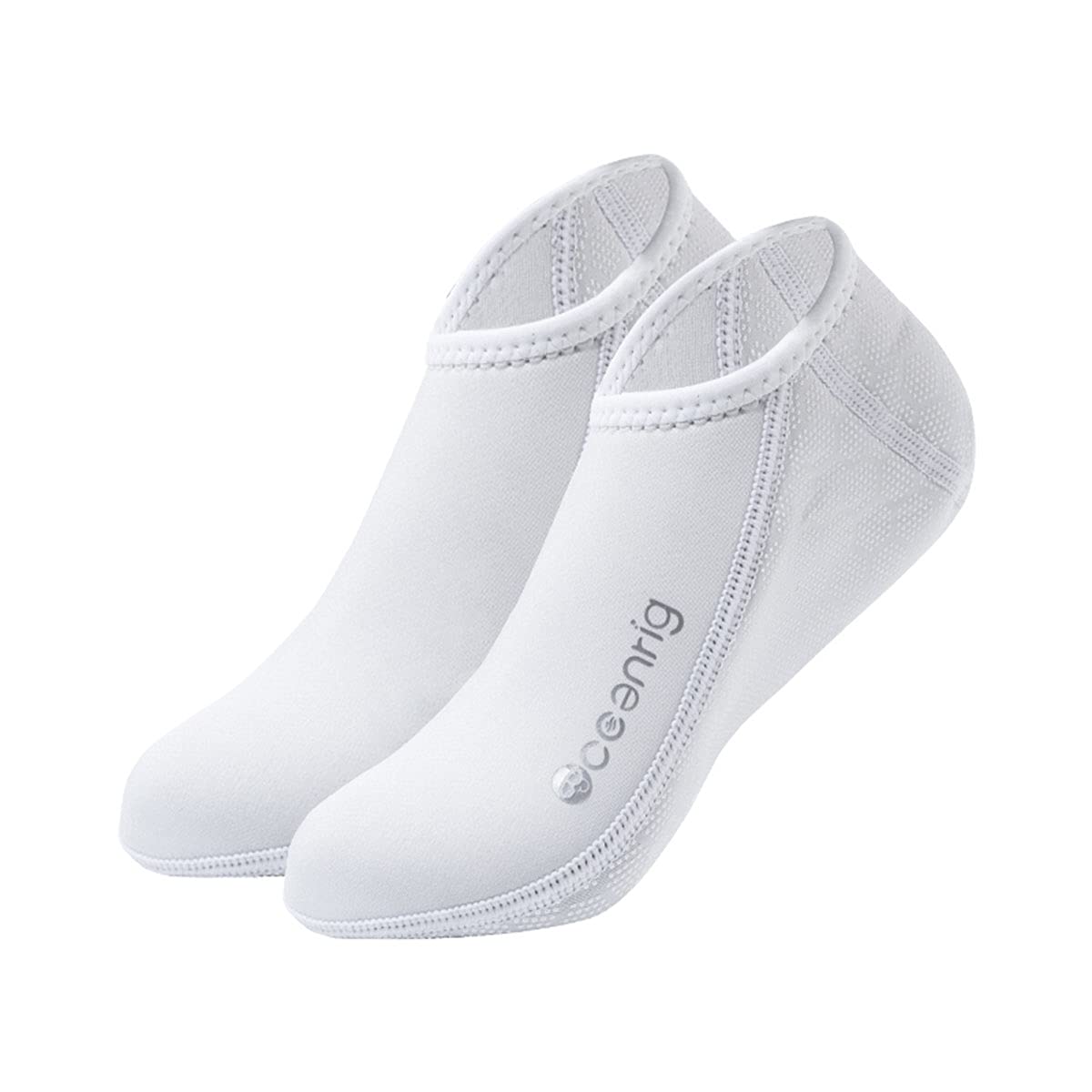 nitescuba Neoprene Socks,3mm Thermal Anti-slip Diving Socks Boots for Men Women Snorkeling Sailing Swimming Surfing,White XL