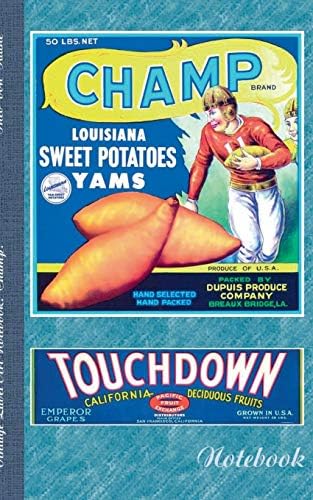 Vintage Label Art Notebook: Champ! (Notizbuch): Champion, Meister, Notizbuch, Notebook, Einschreibbuch, Football, Tagebuch, Diary, Notes, ... Bester, winner, Bestseller (German Edition) Paperback – February 29, 2016