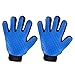 Mpow Pet Grooming Glove, Efficient Dog Hair Remover Mitt Cat Gentle Deshedding Brush Glove, Gentle Massaging Tool with Enhanced Five Finger Design, Perfect for Pets (2-Pack, Right-Handed Only)