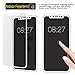 FOOING WCH9131 iPhone X Screen Protector Tempered Glass 9H Hardness Ultra-Thin Full Coverage Crystal Clear Scratch Resistant Bubble-Free Anti-Fingerprint for Apple iPhone X White
