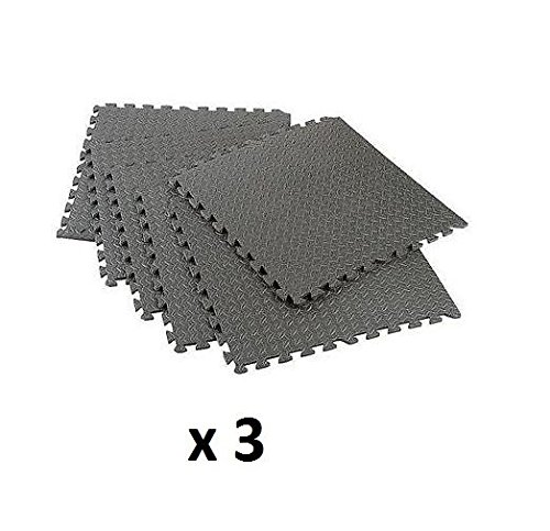 Nigma® , 3 Stück, Garagen-Boden-, EVA-Schaum, Fliesen,