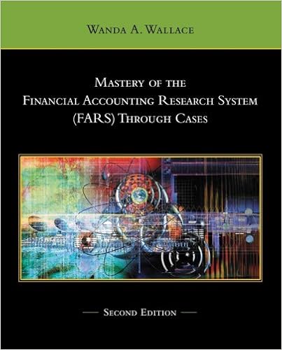 Mastery Of The Financial Accounting Research System Fars - 