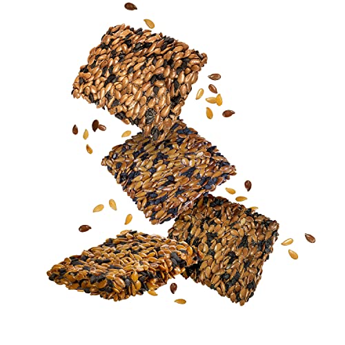 FLACKERS BLACK SESAME & BLACK PEPPER FLAXSEED CRACKERS, 4.5 OUNCE 1-PACK, ORGANIC, GLUTEN FREE, NON GMO, VEGAN, KETO SNACK, 2 NET CARBS