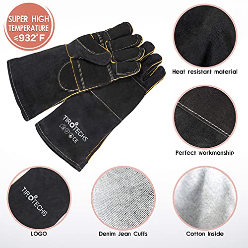 TIROTECHS Animal Handling Gloves Bite Proof Puncture Proof Gloves