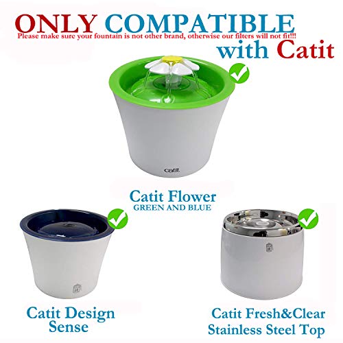 WECATION Cat Water Fountain Filter for Catit, Catit Fountain, Flower Fountain, Senses 2.0 Fountain,  - //medicalbooks.filipinodoctors.org