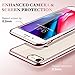 ESR Clear Silicone Case Compatible with iPhone SE 2022, iPhone SE 2020, iPhone 8 and iPhone 7, Clear TPU Case Slim Soft Yellow Resistant, Rose Gold