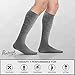Pembrook Men's Compression Socks 1 Pair,Gray Argyle,Large/X-Large