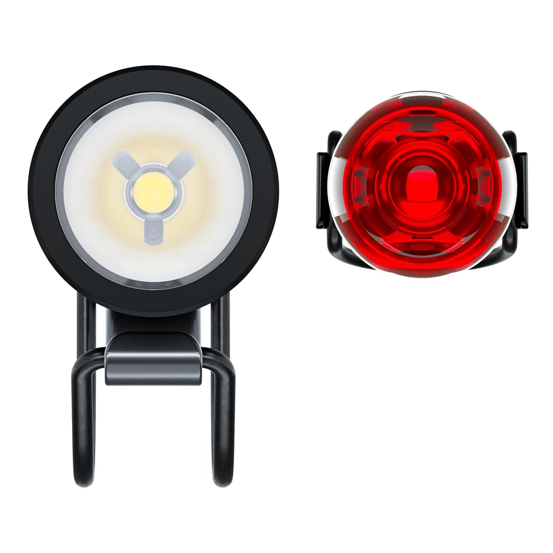 Knog Plugger Light Set 350/10 Lumens, Ninja Black