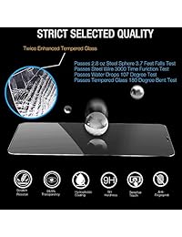 TOZO - Protector de pantalla para iPhone XS Max (6,5 pulgadas (2018) (3 unidades) de vidrio templado de alta calidad [0.010 in] Dureza 9H 2.5D película Super Easy Apply para iPhone XS Max 6,5 pulgadas)