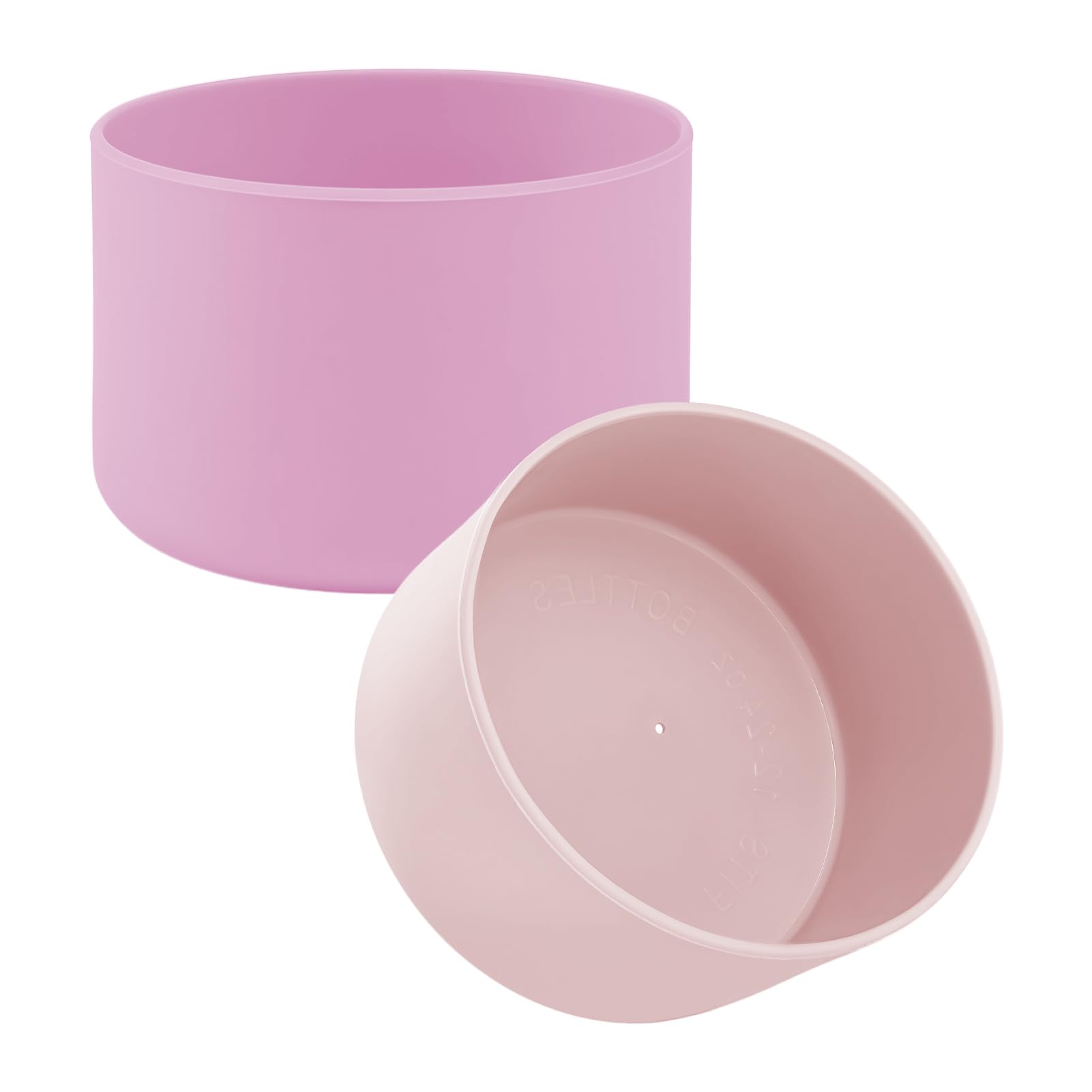Photo 1 of 2PCS Silicone Boot Compatible with Owala 30oz & 40oz FreeSip Sway Bottles & Tumblers, Protective Anti-Slip Bottom Cover Sleeve for Freesip Sway Tumbler (Peachy Keen)
