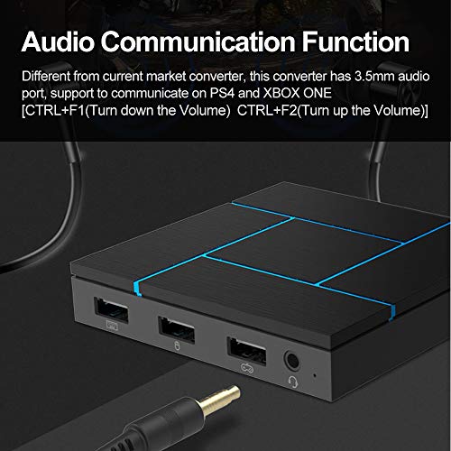 PXN K5 Gaming Keyboard and Mouse Adapter USB Game Controller Converter