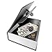 Evelots Home Dictionary Diversion Locking Book Safe, Metal, Full Size