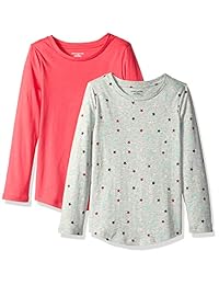 Pack de 2 camisetas de manga larga para niñas de   Essentials
