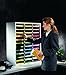 Fellowes Literature Organizer, 36 Compartment, Letter Size, Dove Gray (25061)