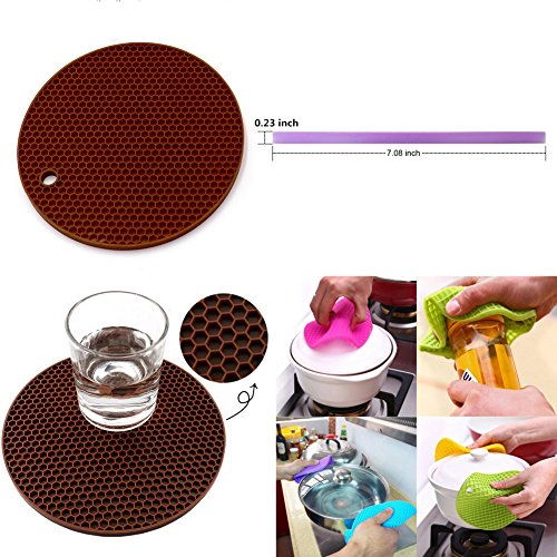 Steamer Basket Rack Set for Instant Pot Accessories - Include Steam Basket, 2-Pack Stackable Egg Steam Stand, Plate Gripper, Silicone Potholder Mat, Pair of Mini Mitts for Pressure Cooker Accessories - Thumbnail 5