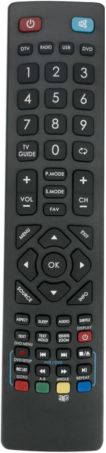 VINABTY SHWRMC0103 Replace Remote Control For SHW/RMC/0103 3D TV LC-43CFE5200E LC-40CFE5111K LC-48CFE4041E LC-49CF E4042E LC-43CFE4141E LC-48CFE4042E LC40CFE4042E LC43CFE4142E