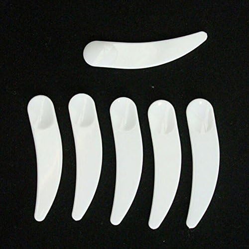 Mini Cosmetic Spatula Scoop Disposable White/cosmetic Mask Spatula/plastic Spoon