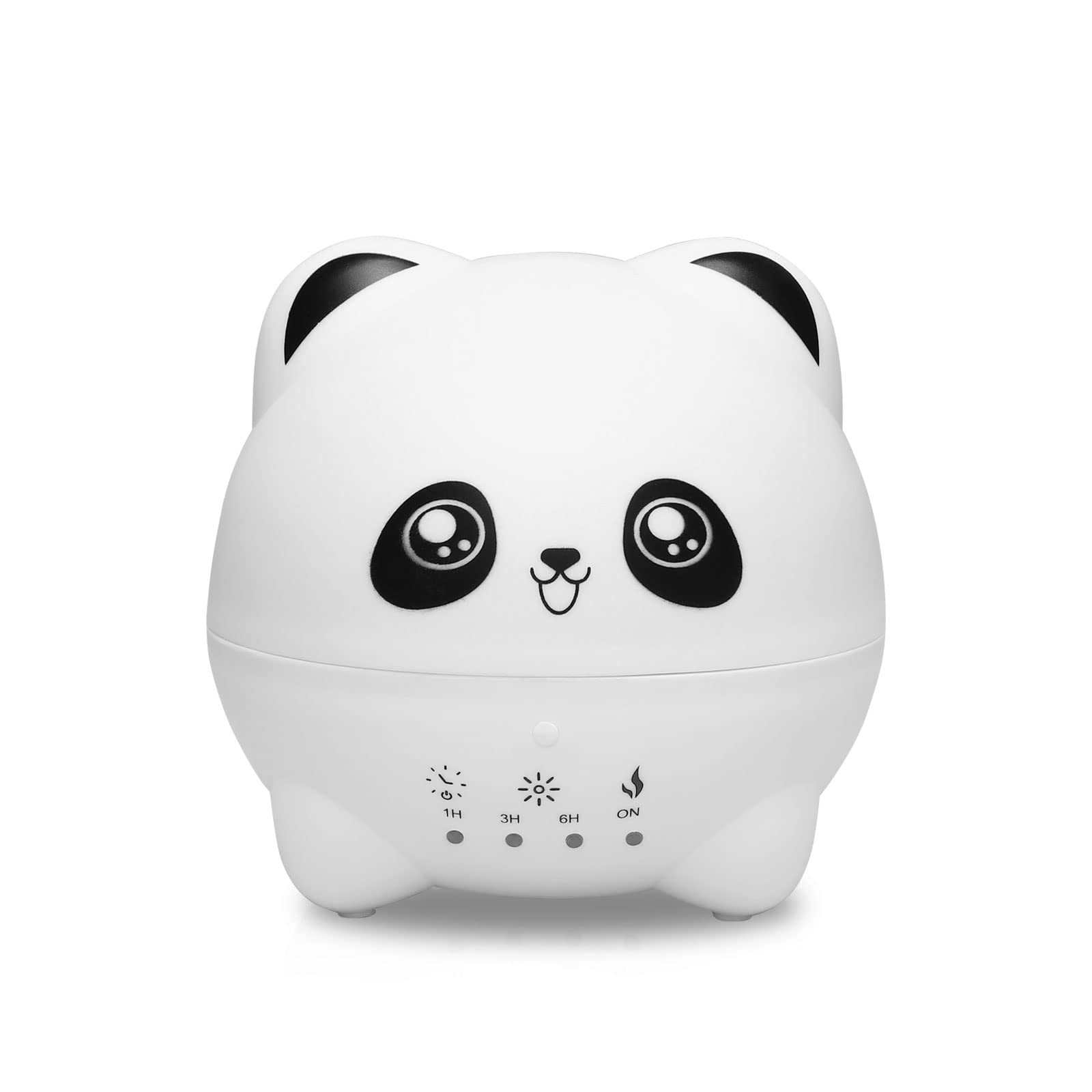 Mightree Mini Cool Mist Humidifier - Quiet Aroma Diffuser with 7 Color LED Lights, 2 Mist Levels, Timer & Auto Shut-Off for Bedroom and Office