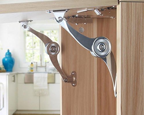 Jsentai Lid Stay Hinge Lid Support with Soft Down Support on Drop Lids of Cabinets Desks Pack of 4