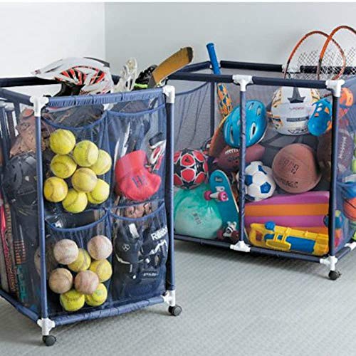 Palos Designs Modern Blue Pool Storage Bin Large Perfect