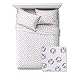 Kids/Adult Baseball Twin Sheet Set- white