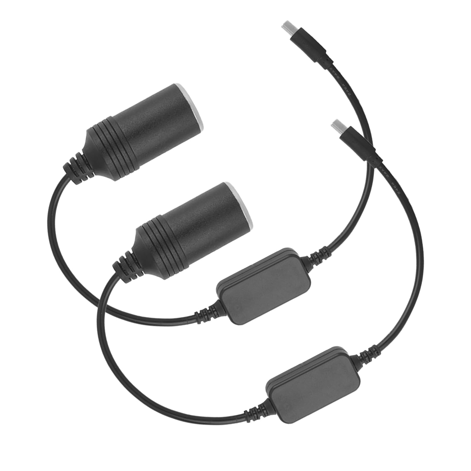 Photo 1 of 2PCS USB C to Cigarette Lighter Adapter,USB to 12V Adapter with LED Power Indicator,Durable Cigarette Lighter Socket Converter Cable Car Accessories for GPS & Dash Cams