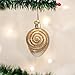Old World Christmas Spiral Shell Glass Blown Ornament