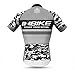 INBIKE Men's Summer Breathable Cycling Jersey and 3D Silicone Padded Shorts Set Outfit