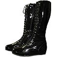 Pro Wrestling Costume Boots Super Hero Wrestler Halloween Cosplay