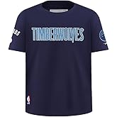 Pro Standard NBA Boys Big Boys NBA Minnesota Timberwolves Classic Player Cotton Short Sleeve Tee